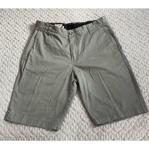 Men’s Volcom Chino Shorts Dark Gray Size 32